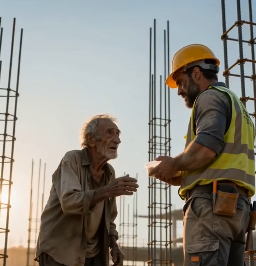 Le Dio Comer a un Anciano sin Saber Quién Era